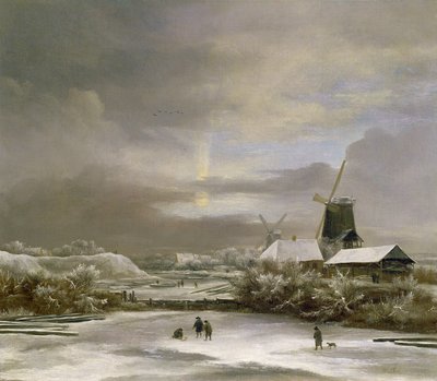 Winter Landscape by Jacob van Ruisdael